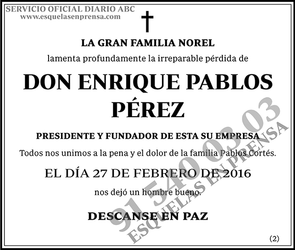 Enrique Pablos Pérez